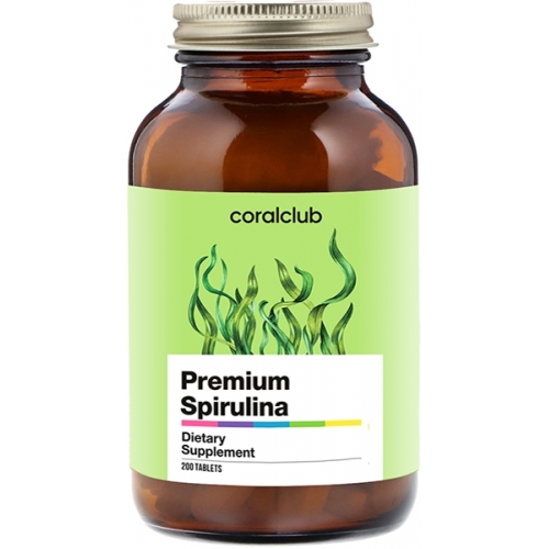 Reiniging: Premium Spirulina (Coral Club)